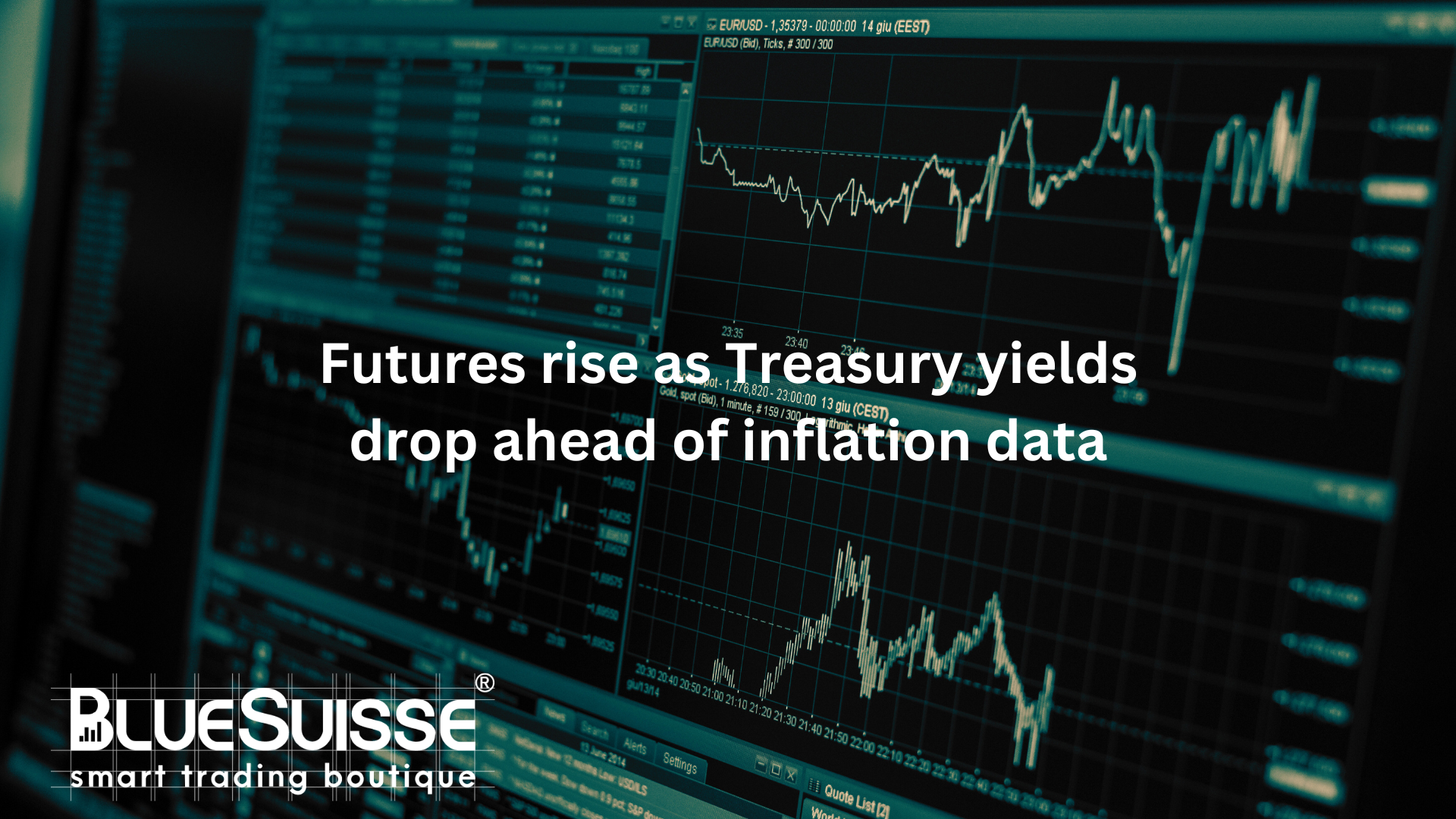 Los futuros suben y los rendimientos del Tesoro bajan a la espera de los datos de inflación