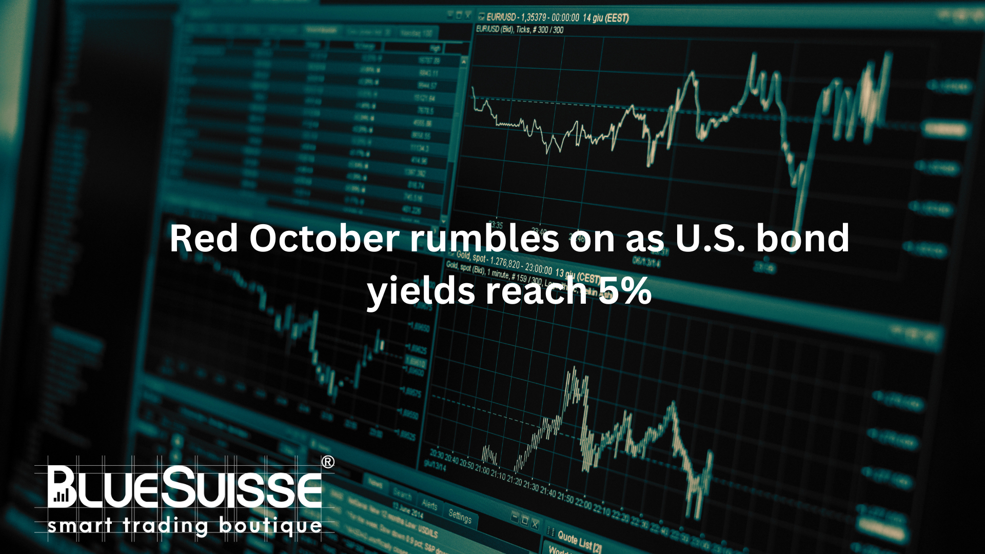 El Octubre Rojo retumba mientras los rendimientos de los bonos estadounidenses alcanzan el 5%.